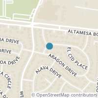 Map location of 4125 Alicante Avenue, Fort Worth, TX 76133