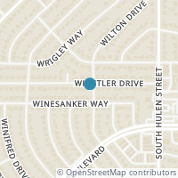 Map location of 4901 Whistler Drive, Fort Worth, TX 76133