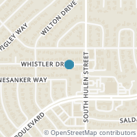 Map location of 4713 Whistler Drive, Fort Worth, TX 76133