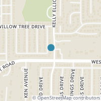 Map location of 5911 Willow Crest Drive, Arlington, TX 76017