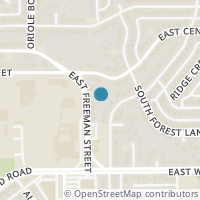 Map location of 507 E Freeman Street, Duncanville, TX 75116