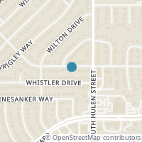 Map location of 4717 Wheelock Drive, Fort Worth, TX 76133