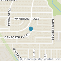 Map location of 901 Danforth Place, Arlington, TX 76017