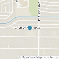 Map location of 1305 California Trail, Grand Prairie, TX 75052