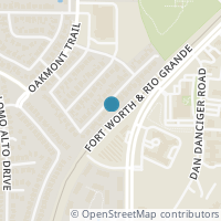 Map location of 6727 Canyon Crest Dr, Fort Worth TX 76132