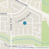 Map location of 810 Sansome Dr, Arlington TX 76018
