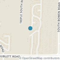 Map location of 5831 Terra Drive, Arlington, TX 76017