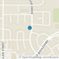 Map location of 6400 Kingswood Drive, Fort Worth, TX 76133