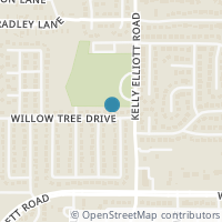 Map location of 4307 Willow Tree Drive, Arlington, TX 76017