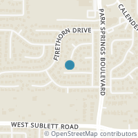 Map location of 3805 Mahonia Court, Arlington, TX 76017