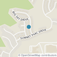 Map location of 8637 Vista Grande Drive, Dallas, TX 75249