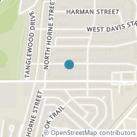 Map location of 322 W Cherry Street, Duncanville, TX 75116
