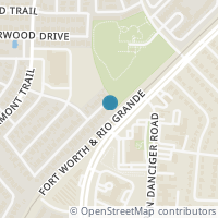 Map location of 6603 Canyon Crest Drive, Fort Worth, TX 76132