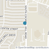 Map location of 826 E Cherry Street, Duncanville, TX 75116