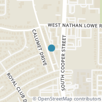 Map location of 5801 Mansfield Road, Arlington, TX 76017