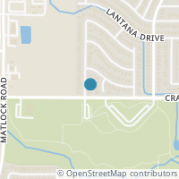 Map location of 5541 Silver Maple Drive, Arlington, TX 76018