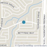 Map location of 414 Kirnwood Dr, Dallas TX 75232