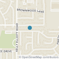 Map location of 4115 Pyracantha Drive, Arlington, TX 76017