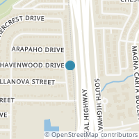 Map location of 5601 Maplewood Street, Arlington, TX 76018