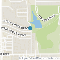 Map location of 602 Little Creek Drive, Duncanville, TX 75116