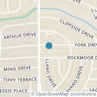 Map location of 3 York Drive, Edgecliff Village, TX 76134