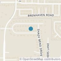 Map location of 915 Shady Vale Drive, Kennedale, TX 76060