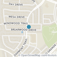 Map location of 6812 Briarwood Drive, Fort Worth, TX 76132