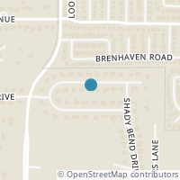 Map location of 912 Shady Creek Drive, Kennedale, TX 76060
