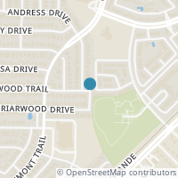 Map location of 6429 Greenbriar Lane, Fort Worth, TX 76132