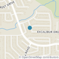 Map location of 4847 Kingsway Drive, Grand Prairie, TX 75052