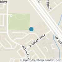Map location of 5821 Rock Meadow Trail, Arlington, TX 76017