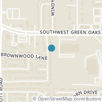 Map location of 5515 Misty Crest Drive, Arlington, TX 76017