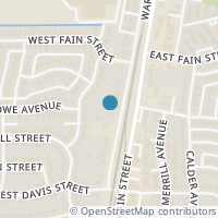 Map location of 527 Hustead Street, Duncanville, TX 75116