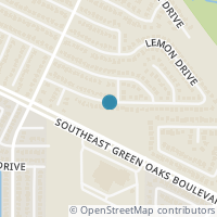 Map location of 534 Nightshade Drive, Arlington, TX 76018