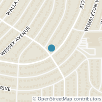 Map location of 5736 Wedgmont Cir N, Fort Worth TX 76133