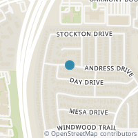 Map location of 6937 Andress Drive, Fort Worth, TX 76132