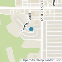 Map location of 1132 Deerwood Drive, Dallas, TX 75232