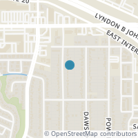 Map location of 638 Johnson Drive, Duncanville, TX 75116