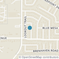 Map location of 5400 Signal Peak Drive, Arlington, TX 76017