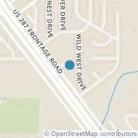 Map location of 5708 Ranchogrande Drive, Arlington, TX 76017