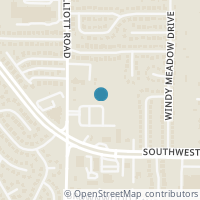 Map location of 5315 Winged Foot Drive, Arlington, TX 76017