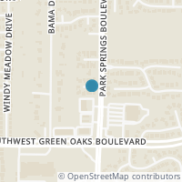 Map location of 3802 Park Valley Ct, Arlington TX 76017