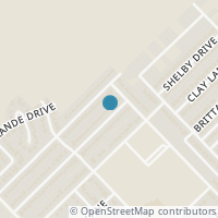 Map location of 821 Quinette Drive, Seagoville, TX 75159