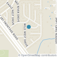 Map location of 5726 Red Cactus Court, Arlington, TX 76017