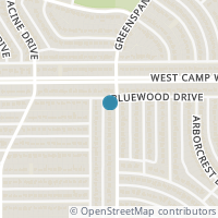 Map location of 7111 Greenspan Avenue, Dallas, TX 75232