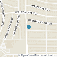 Map location of 5633 Woodway Drive, Fort Worth, TX 76133