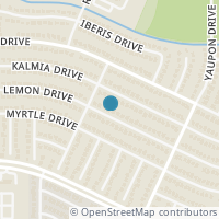 Map location of 307 Lemon Dr, Arlington TX 76018
