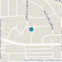 Map location of 819 Jungle Drive, Duncanville, TX 75116