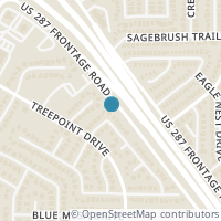 Map location of 5111 Ivycrest Trl, Arlington TX 76017