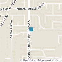 Map location of 5110 Fairmount Drive, Arlington, TX 76017